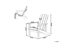 Adirondack Solstol 88 | 75 | 88 cm