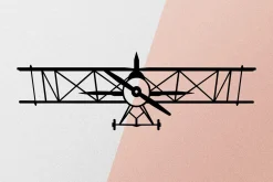 Airplanemetal Decor Veggdekor