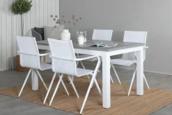 Albany Forlengbar Spisegruppe 152cm + 4 Alina Stoler