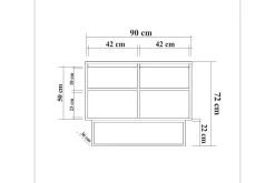 Ardauli Konsoll Sidebord 90 cm