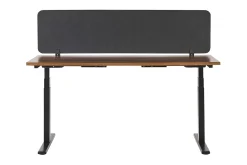 Avskjerming til Skrivebord 180x40 cm grå WALLY