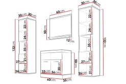 Baderomssett Delorimier XL