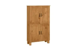 Baderomsskap Alby 75x30x130 cm, Beiset/funksjonsbeskrivelse