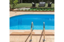 Basseng Stål Swim & Fun Nedgravd Oval 600 x 320 x 150 cm