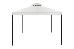 Bermuda komplett paviljong inkl. tak og vegger 3x4 m – Offwhite