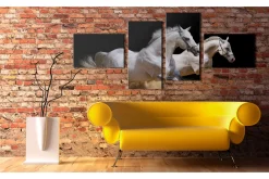 Bilde Animal World- White Horses Galloping 200x90