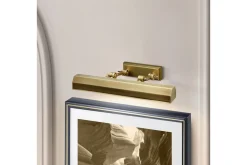 Bildebelysning Elstead Lighting Chawton 402x119x186 mm, Aldret Messing