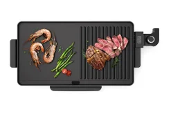 Bordgrill Black+Decker Platt 2200W Svart