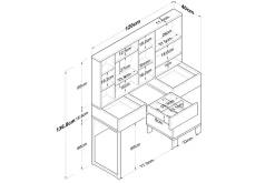 Ceris Sminkebord 120 cm