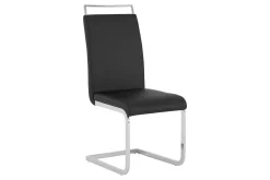 Cesi Spisegruppe Rektangulært spisebord 140 cm + 6 Isoda Lærstoler
