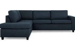 Crazy 3-seters Venstrevendt L-formet Sjeselongsofa i Stoff