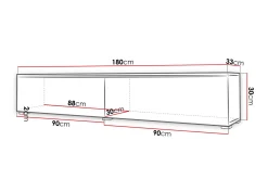 Cuguen Tv-skap 180 cm