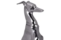 Dekorativ figur Wohnling Aluminium Hund Sølv Moderne