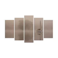 Dekorativ MDF-maling 5-Deler 20x60 cm