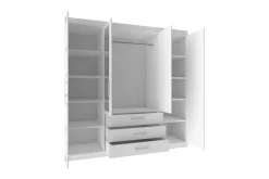 Escaldes Stor Garderobe med Speil 196 cm bred 200 cm høy