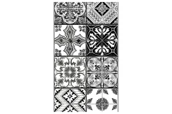 Fototapet Arabesque Black& White 50x1000