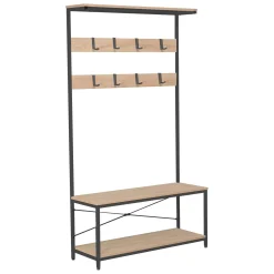 Gangkonsoll HOME4YOU Hedvig 100x36x180 cm ask/svart