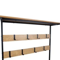 Gangkonsoll HOME4YOU Hedvig 100x36x180 cm ask/svart