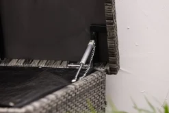 Gigant vanntett puteboks XL for utendørs bruk – Oppbevaringsboks i kunstrotting (B150xD90xH101 cm)