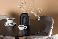 Glade Spisegruppe 100 cm Rund med 4 Velvet Stoler