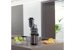Juicepresse Black+Decker Slow Juicer BXJE200E Børstet Rustfritt Stål