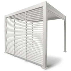 Lamellvegg til paviljong HOME4YOU Mirador-111 123,5 cm hvit