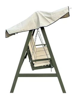 Landet Hammock Gyngesofa med tak i akasie tre inkludert puter 195x125x159