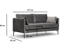 Mezonzo 2-seter Sofa