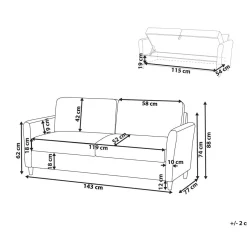 2-seters sofa Mare