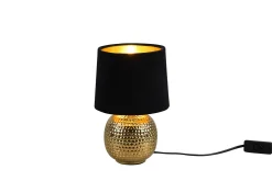 Sophia Bordlampe Svart/Gull