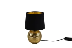 Sophia Bordlampe Svart/Gull