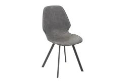 Stol HELENA 50x46xH82cm grå PU