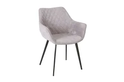 Stol NAOMI 61x605xH47 / 84cm grå