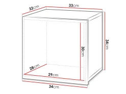 Tessan veggskap 34 cm