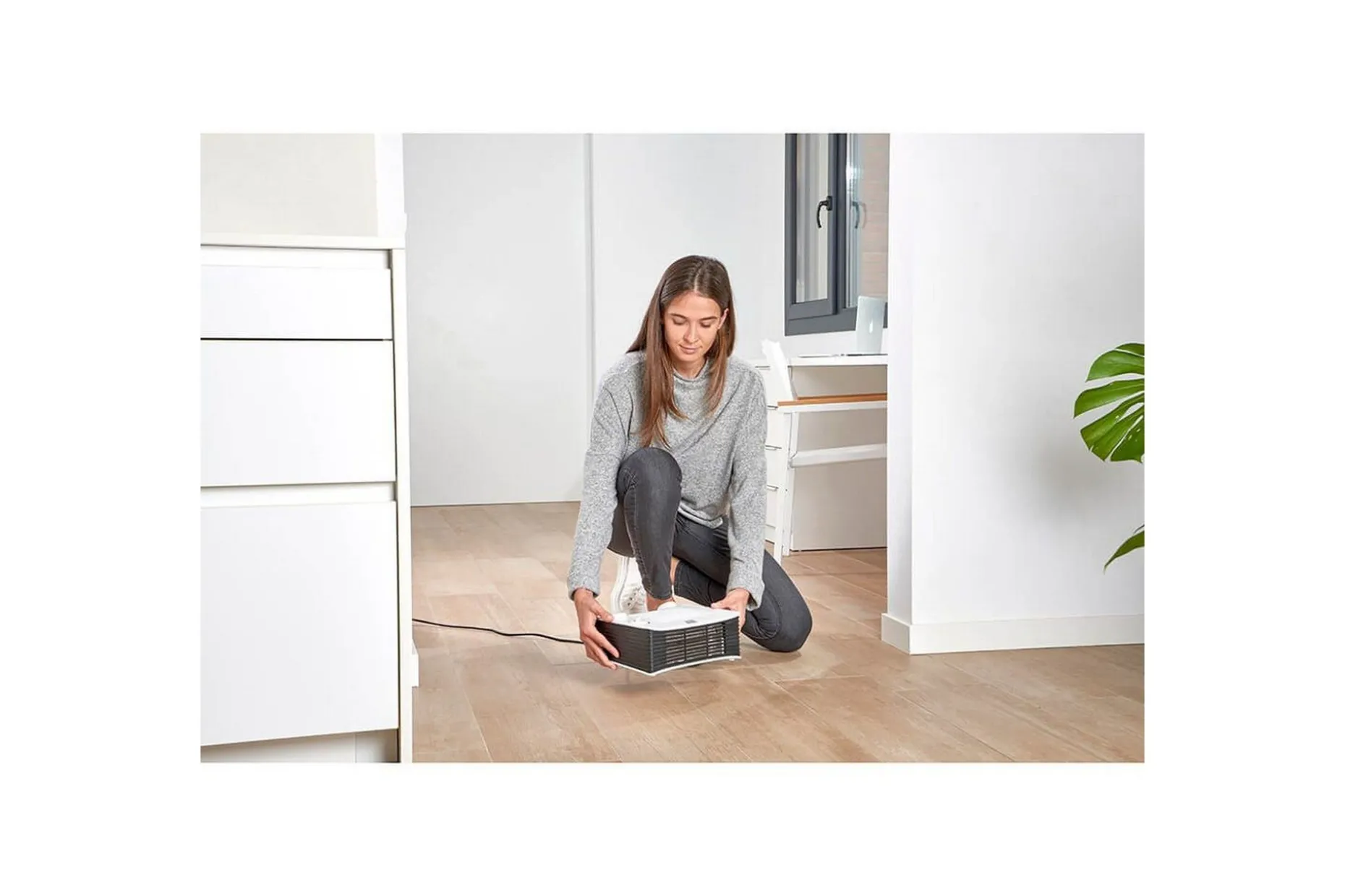 Varmevifte Black+Decker Justerbar 2000W Hvit