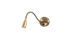 Vegg lampe Lesing Vintage Gull